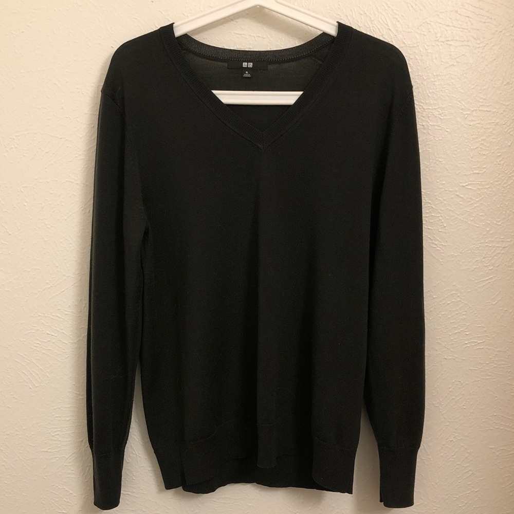 Dark green V Neck Sweater